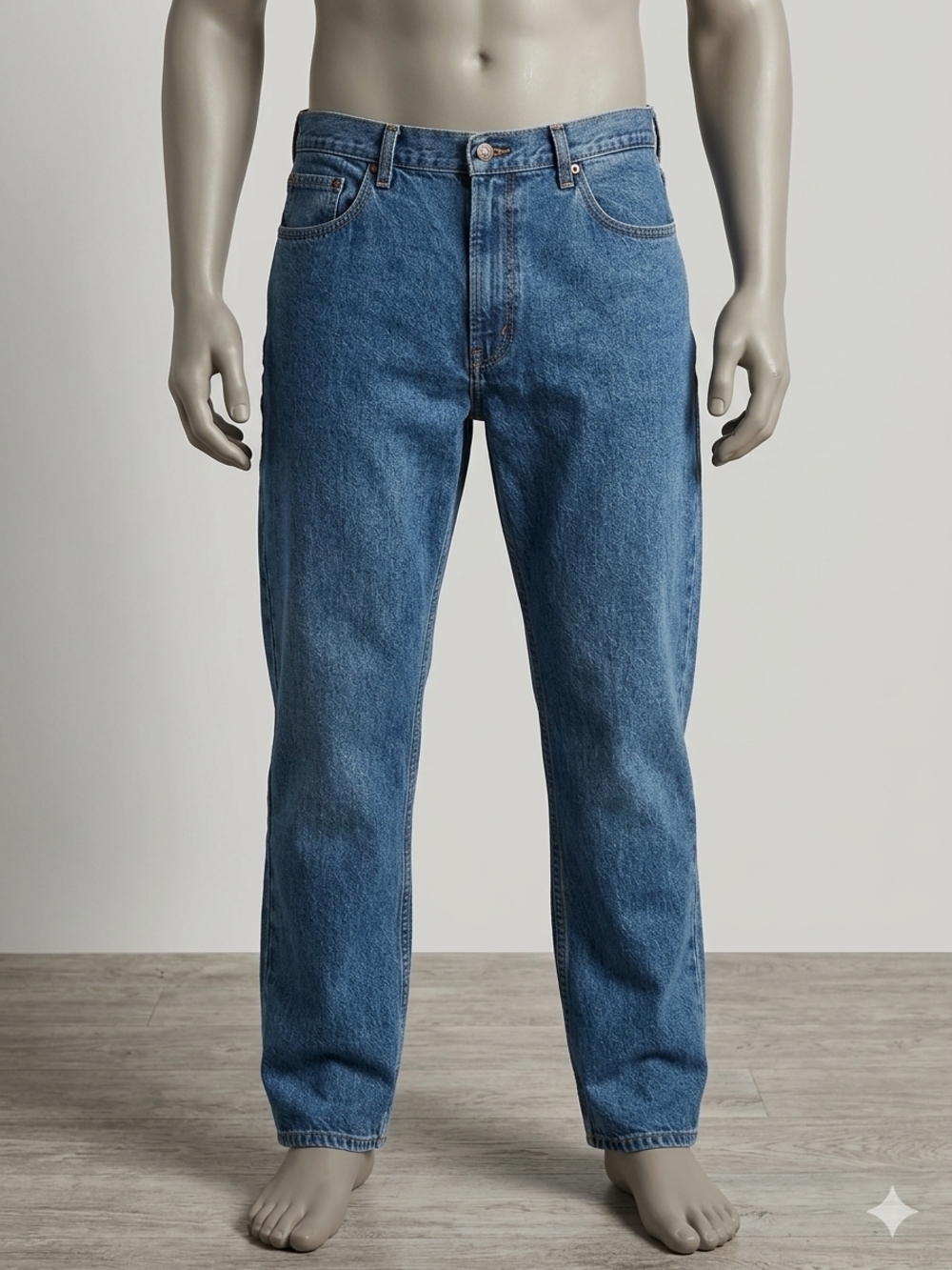 Axist Men’s Regular Relaxed  Fit Blue Jeans - 38x32  Pre-owned